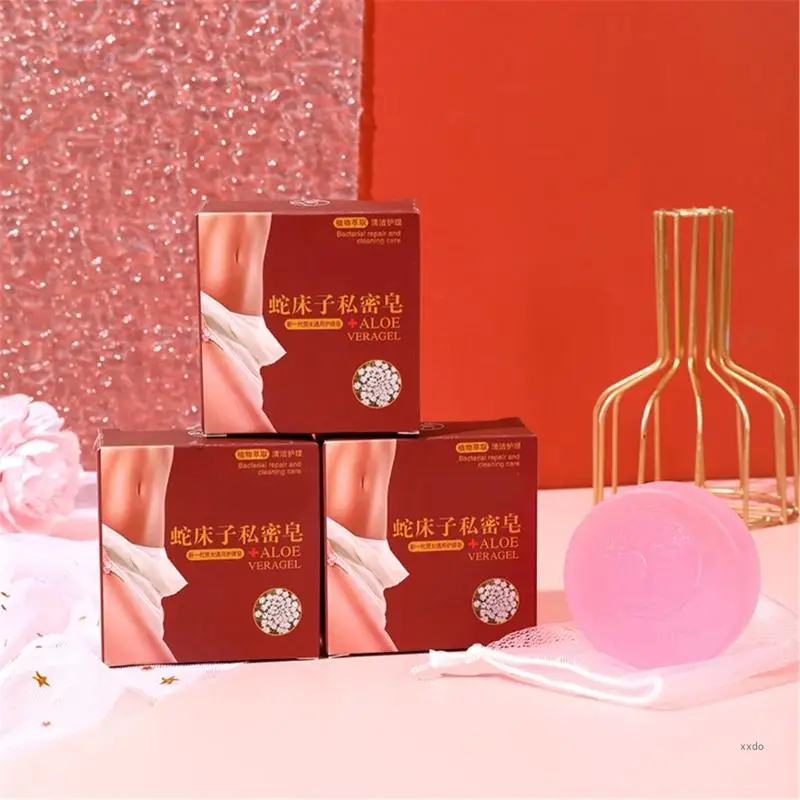 Skin Whitening Soap Private Part Crystal Soap Pink Vulvar Lips Whole Body Whitening Safe Frutus Cnidii Soap for Women