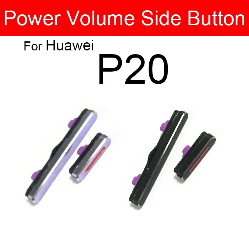 Power Volume Side Buttons Flex Cable For Huawei P10 P20 Lite P20 Pro Up Down Audio Control Buttons Replacement Parts