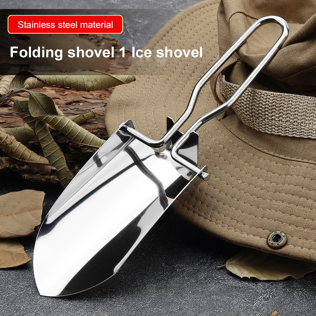 Garden Spade Multipurpose Outdoor Garden Hand Trowel Gardening Tool for Hiking Camping Mixing Soil Transplanting Backpacking