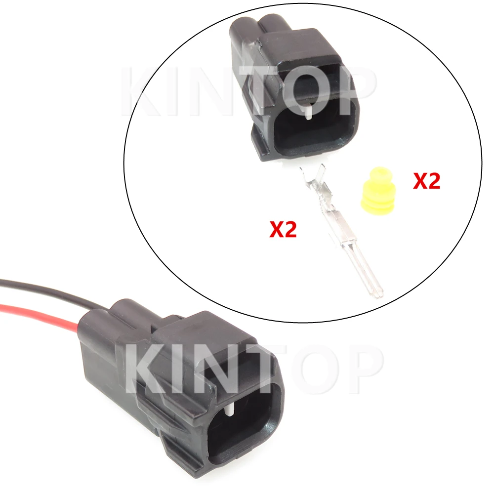 

1 Set 2 Pins Auto Backup Light Waterproof Connector 7282-7028-30 Car Transmission Wire Cable Socket Starter For Toyota