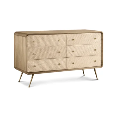 

Japanese-Style Retro Bed & Breakfast Living Room Creative Solid Wood Chest of Six Drawers Nordic Style Entrance Cabinet