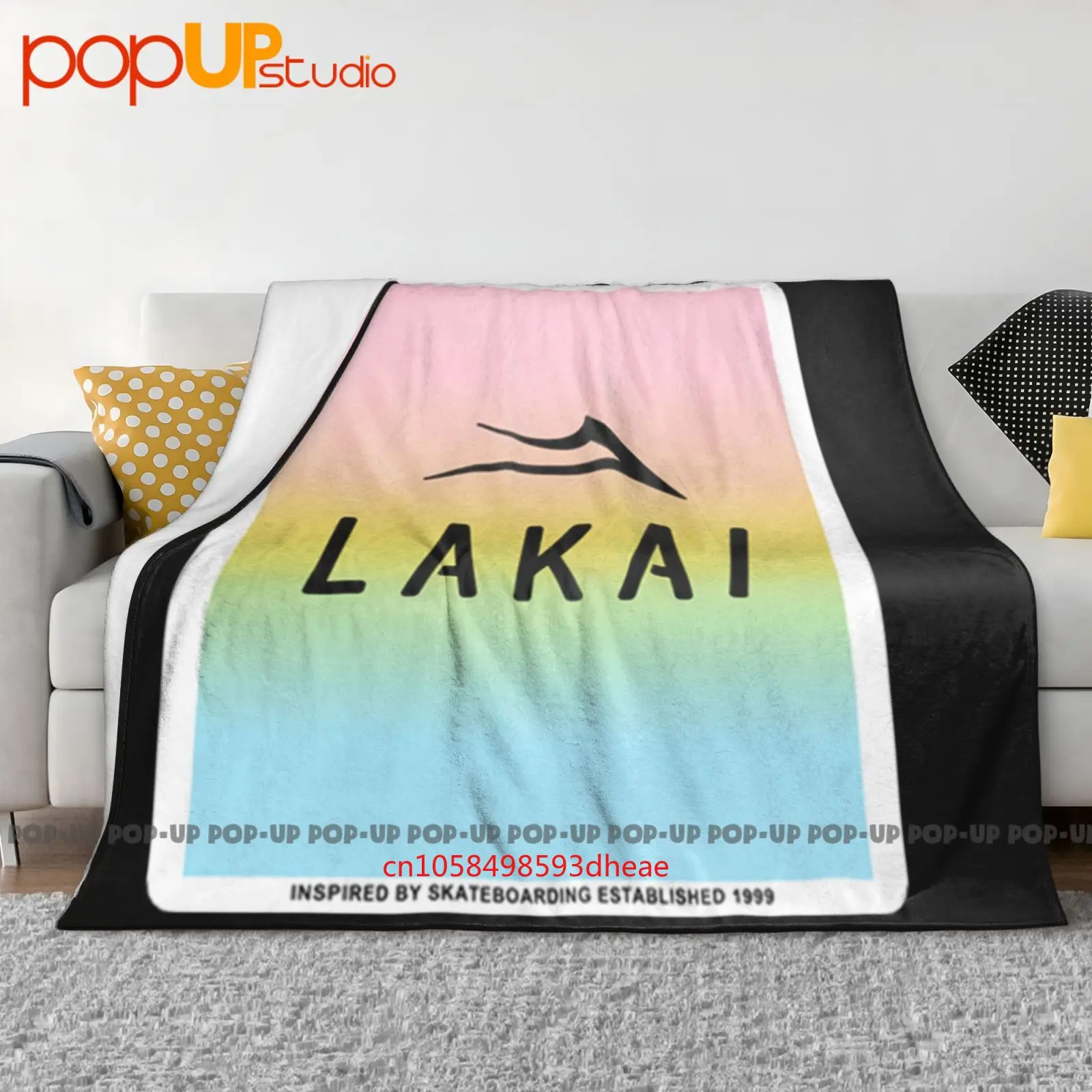 Lakai Footwear أحذية التزلج ملصق بطانية فائقة النعومة لحاف الشتاء غطاء أريكة أغطية السرير