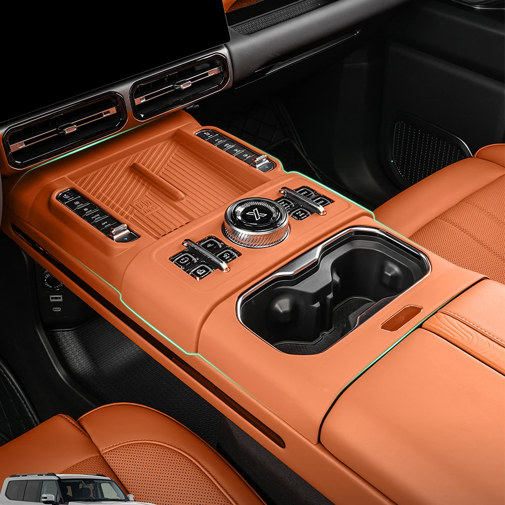 

For Jetour G700 Wireless Charging Silicone Pad Central Control Water Cup pad Anti Slip Pad Interior Decoration