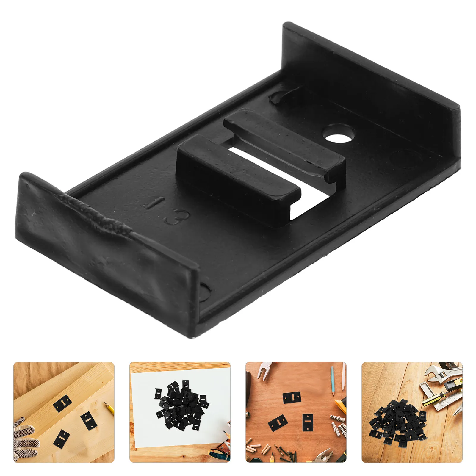 

50Pcs Cabinet Leveler Kick Buckles Plastic Plinth Buckles for Kitchen Cabinets Furniture Floor Feet Adjustable Sturdy