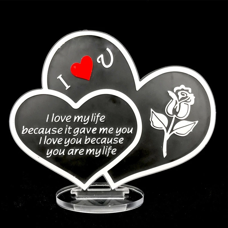 Heart-shaped Table Silicone Mold Diy Heart-shaped Desktop Decoration Valentine's Day Series for Creative Handmade  M