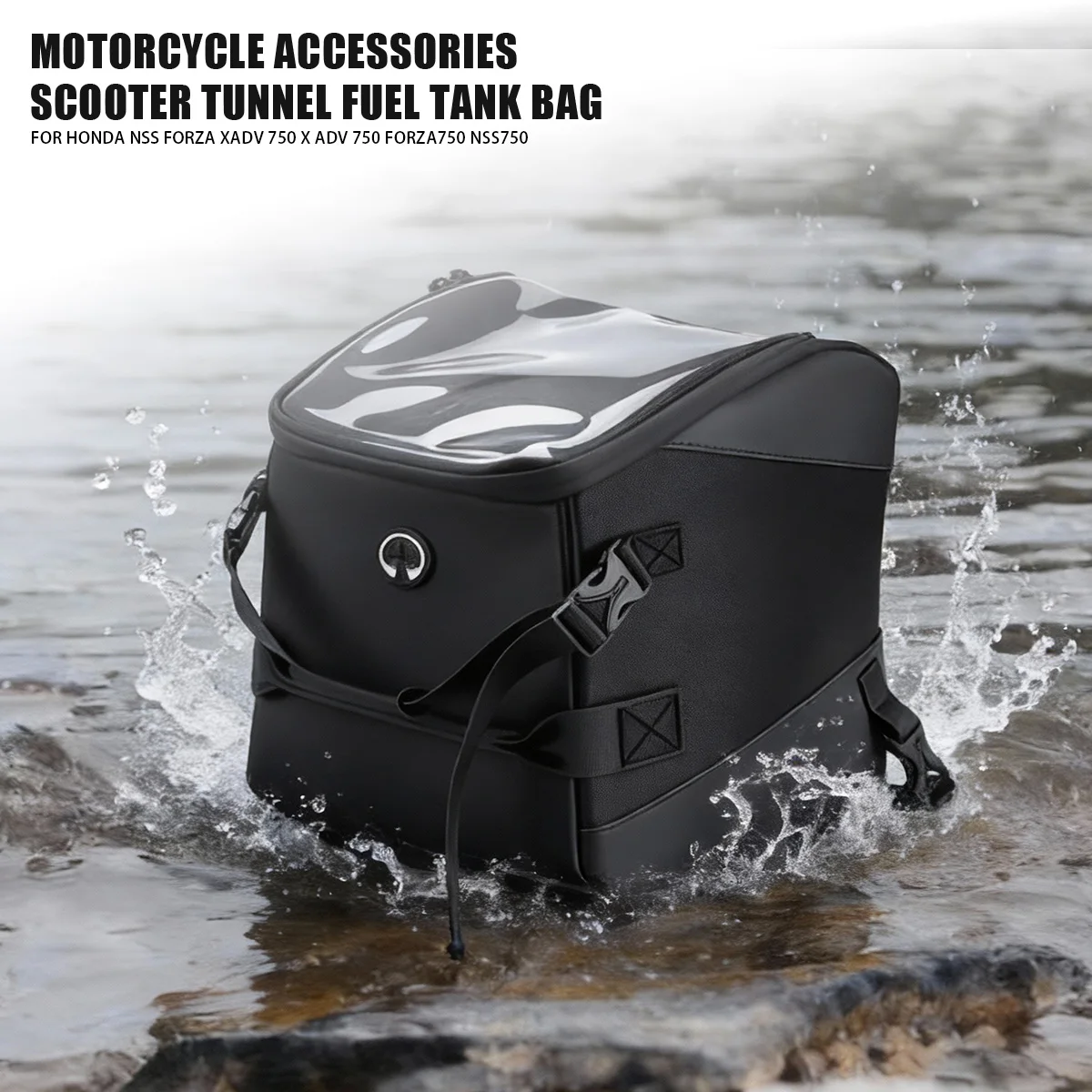 Big sale! Durable Scooter Tank Bag For Honda Xadv 750 X Adv 750 NSS FORZA 750 FORZA750 NSS750 Storage Pouch Tunnel Bag