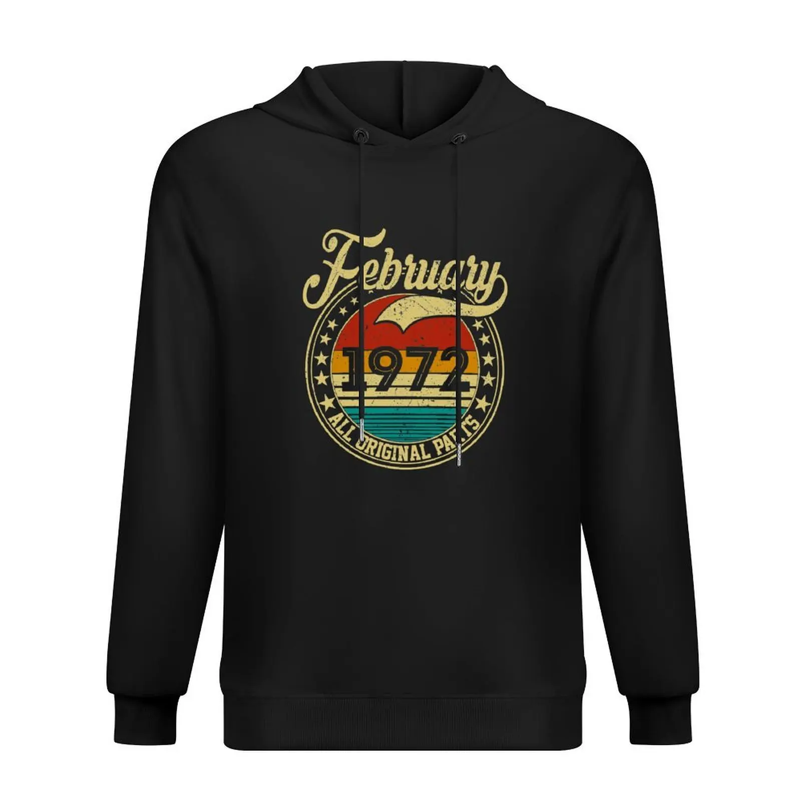 

Vintage February 1972 All Original Parts Born in February 1972 49th Birthday Gift 49 Years Old Hoodie anime clothing tracksuits