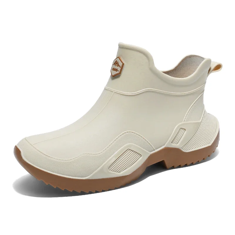 

Men's and women's high-top casual rain boots, outdoor waterproof shoes, fashionable rain boots, chef men's shoes