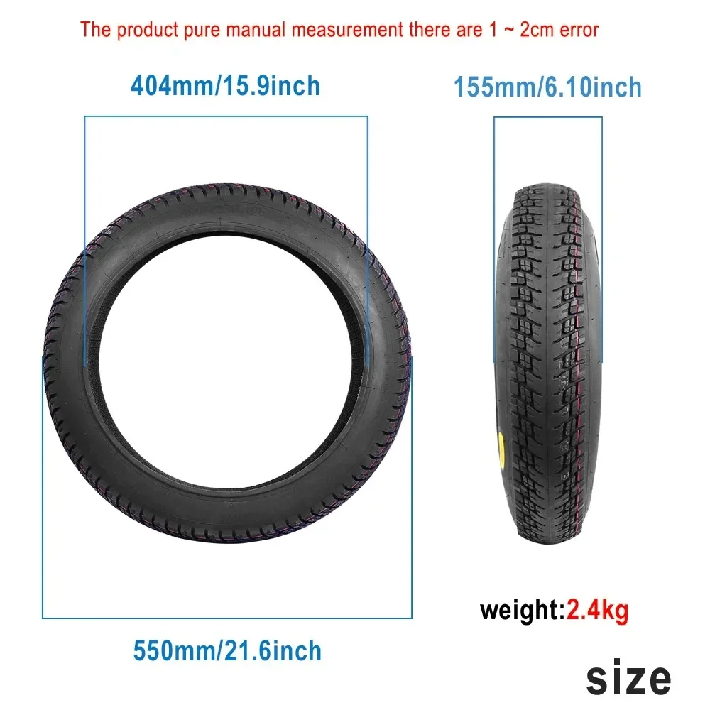 20x3.0 20x4.0 20x4.5 20x5.0 Fat Tire 20x400 Schlauch für 20 Zoll E-Bike – Verschleißfeste Offroad-Sand-Schnee-Reifen-Teile – Detail 22