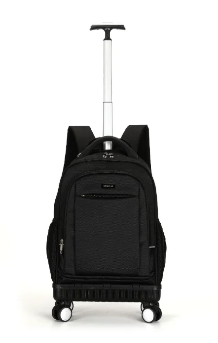 

School Trolley Bag Men Rolling backpack bag Wheeled backpack Travel Trolley Bag Men business travel rolling luggage Backpack Bag