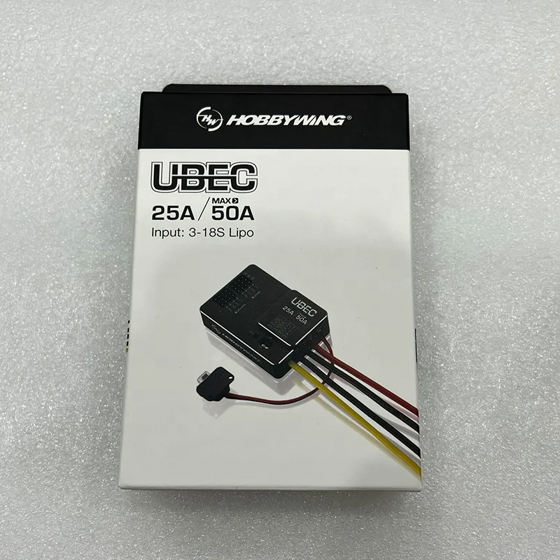 Hobbywing UBEC 25A HV step-down external voltage regulator module BEC support: 3-18S lithium battery