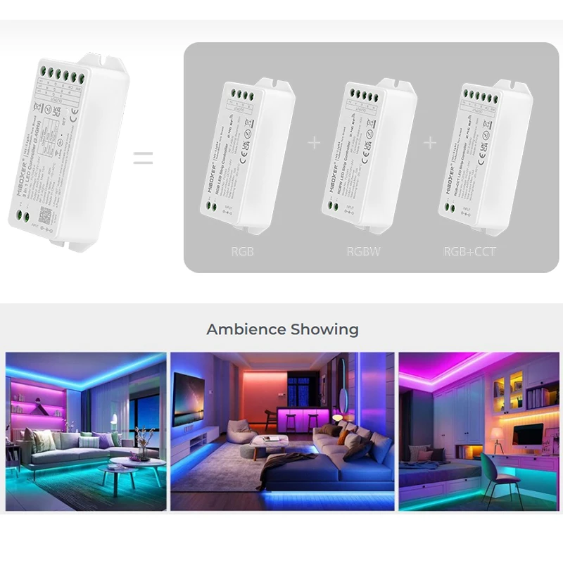 Milight 2.4G Draadloze Rgb Rgbw Rgbcct Led Controller FUT043 FUT044 FUT045 Wifi Smart Touch Panel Timer Afstandsbediening FUT088