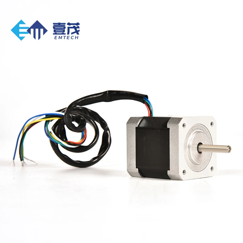 حار نمط NEMA 17 2-Phase Pancake محرك متدرج هجين سعر تنافسي 42BYG250-47 0.4N.m 4 الرصاص محرك متدرج للطابعات ثلاثية الأبعاد