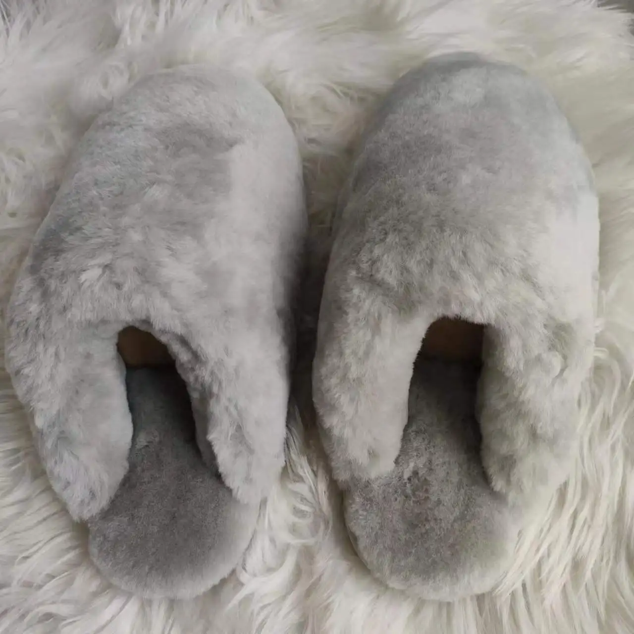 2023 Natural Women Sheepskin Home Slippers Winter Women Indoor Slippers Fur Slippers Wool Flip Flops Slipper Lady Home Shoes