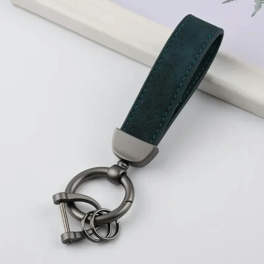 Personalized PU Leather Key Strap with Custom Text