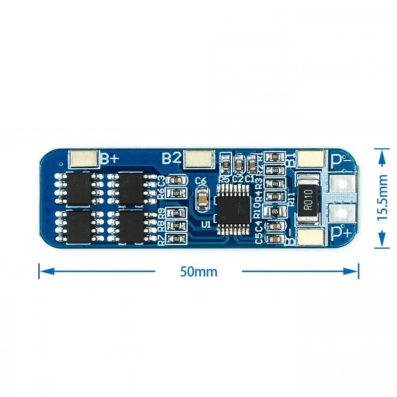 3S 12V 18650 10A BMS Charger Li-ion Lithium Battery Protection Board Circuit Board 10.8V 11.1V 12.6V Electric Blue Green Battery