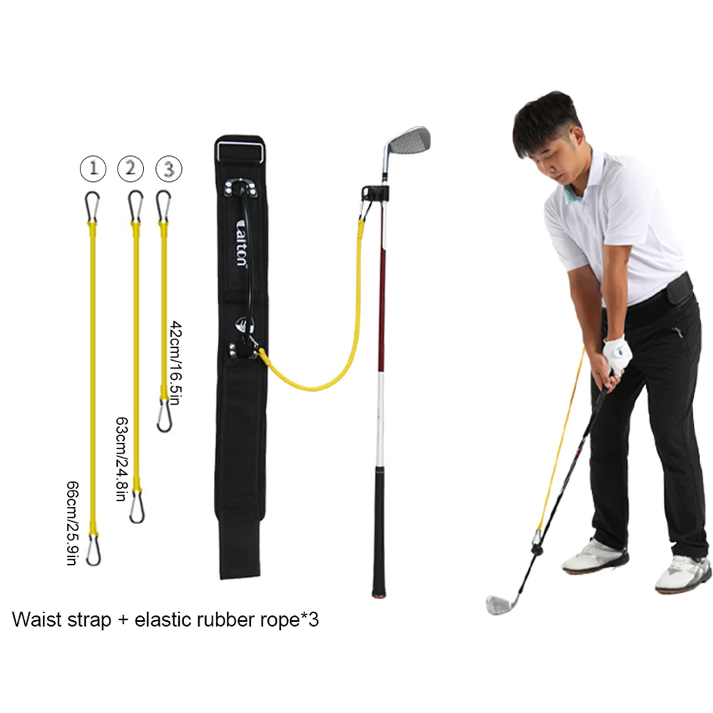 Aiuto per l\'allenamento dell\'oscillazione del golf Forniture per il golf Cintura per la correzione dell\'allenatore Correzione dell\'oscillazione del