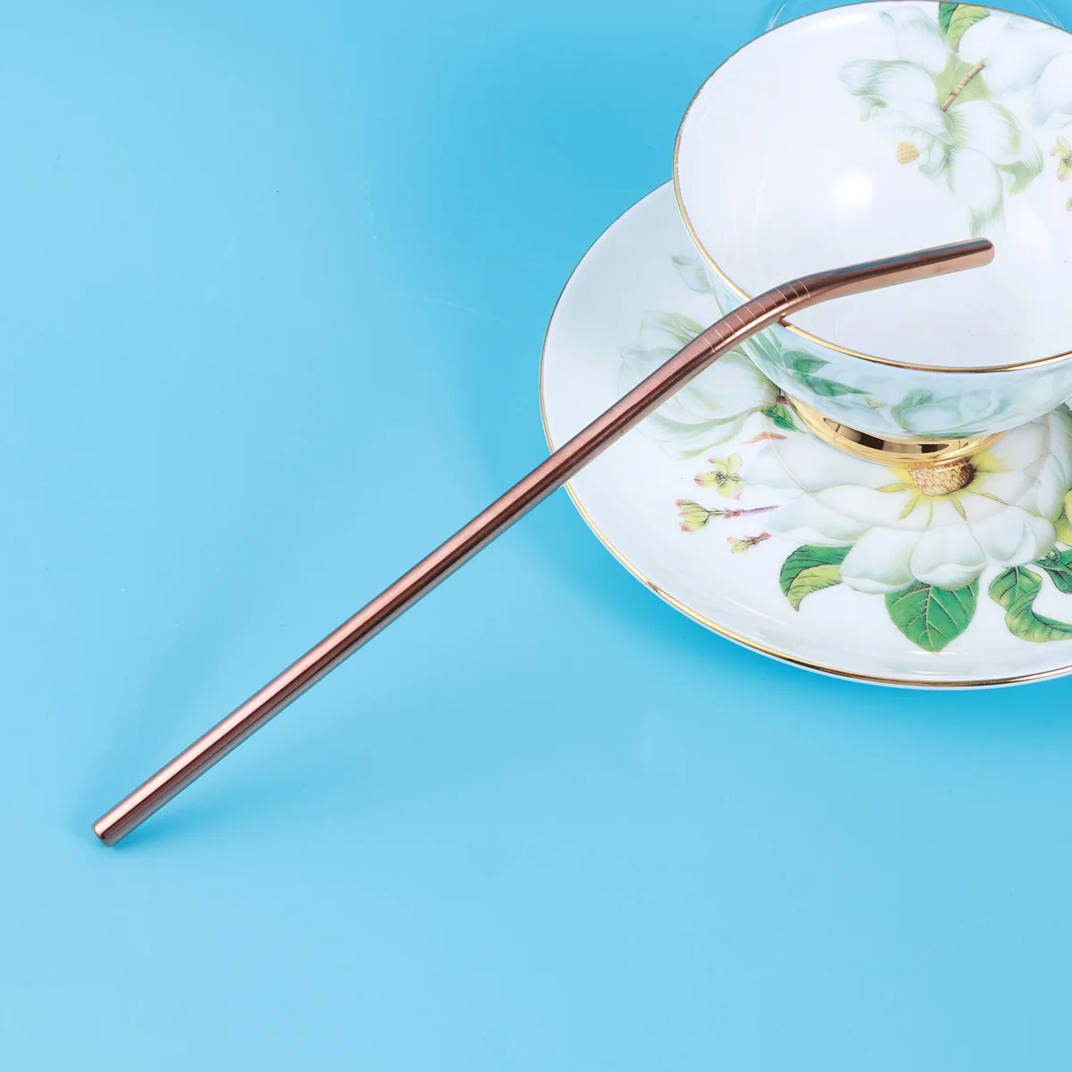 

1Pcs 215x6cm Stainless Steel Drinking Straws Reusable Antirust Perfect for Tumblers Stainless Steel Drinking Straws