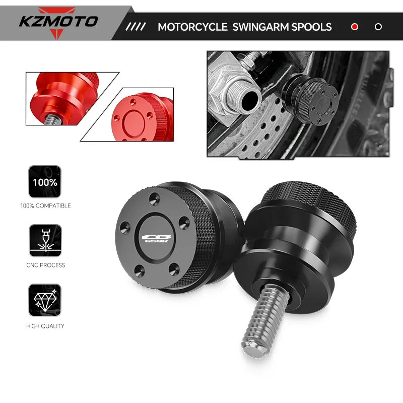 

Motorcycle 8M Swingarm Spools Stand Screws For CB650F CB650R 2010-2026 CB300R 2018-2026 CB1000R 2008-2026 Accessories