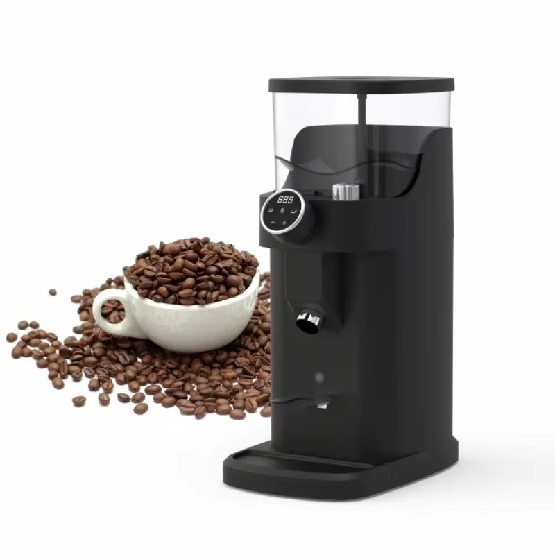 Professional Commercial Flat Burr Coffee Grinder Machine Electric Single Dose Automatic Coffee Grinder for Beans