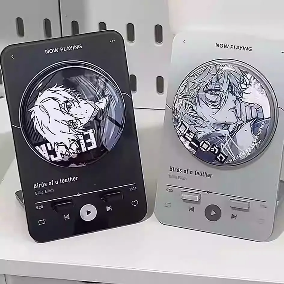 

Ins Style, высокий внешний вид, вращающаяся планка, держатель Гузи, стеллаж для выставки товаров, хранилище бейджей, магнитная таблица Gumei Fan Anime, отличный подарок