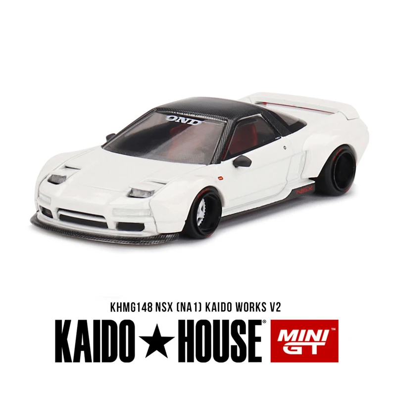 Kaido House White NSX NA1 Kaido WORKS V2 KHMG alloy car Model 148