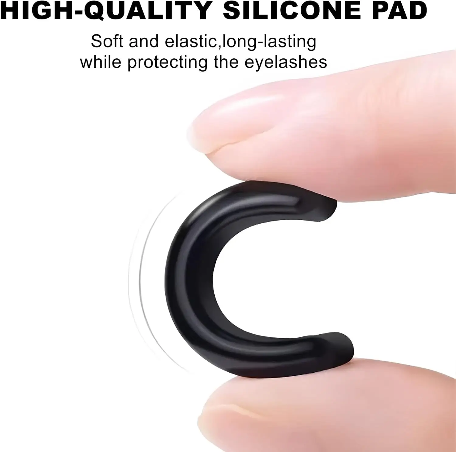 80PCS Eyelash Curler Refills - High Elasticity Silicone Pads for Tweezerman, Latex-Free & Hypoallergenic Replacement - view 2