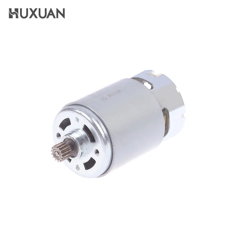 21V RS550 Motor Brushed Motor 14 Teeth Suitable for 4/6 Inch Cordless Mini Logging Saw Chainsaw Power Tool Accessories