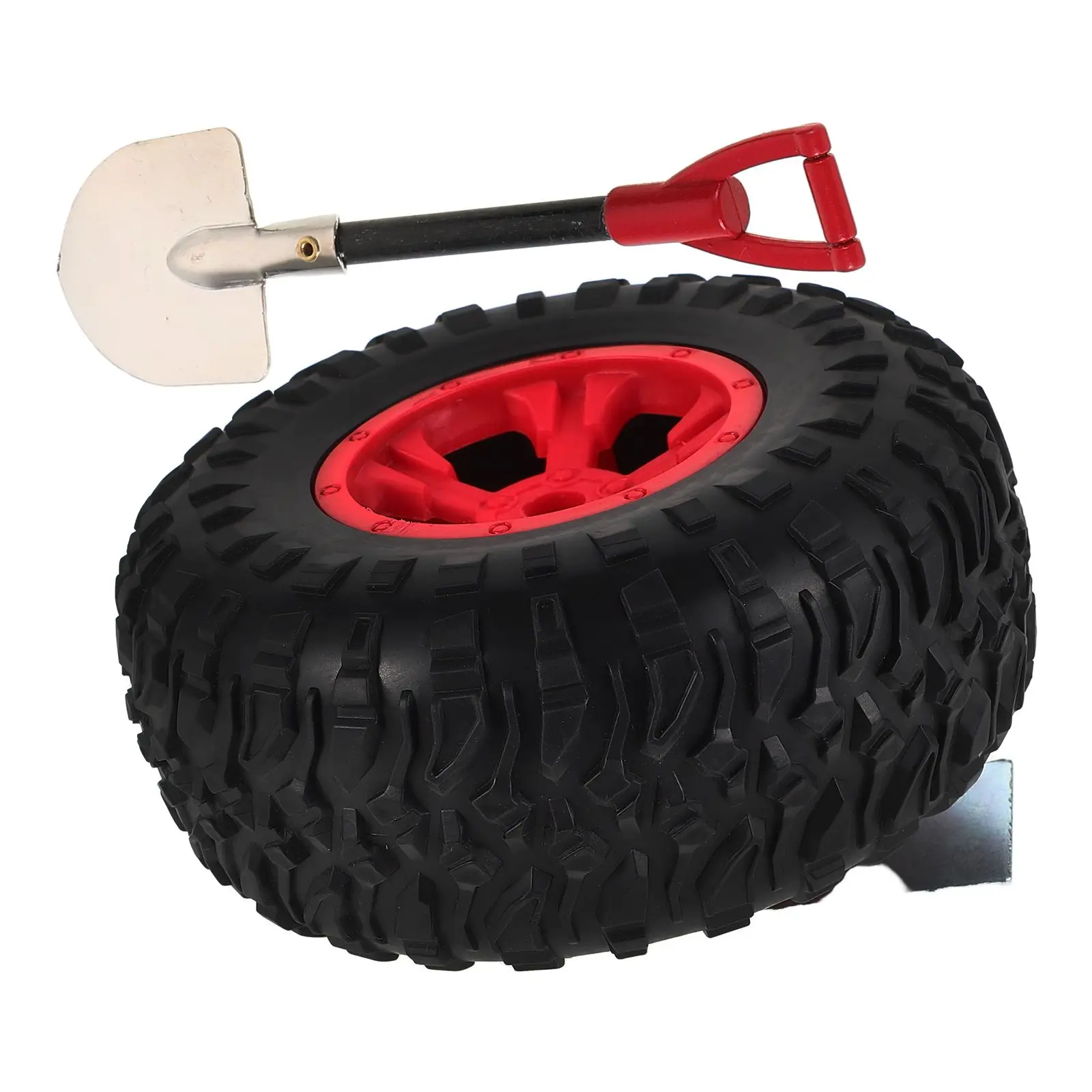 

Car Rear Ornaments 3d Mini Tire Decoration Funny Accessories Trunk Badge Vehicle Ornament Small Shovel Car Tail Piece