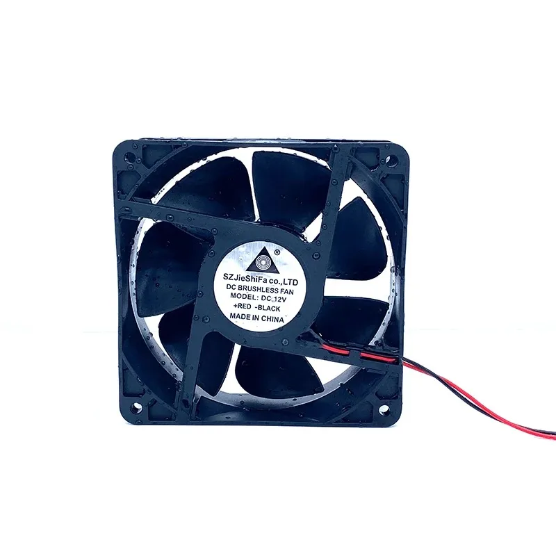 IP68 Waterproof 120mm 120*38mm Industrial Cooling Fan High Air Volume 12V 24V 48V Heavy Duty Fan for Ultrasonic Humidifier Atomi