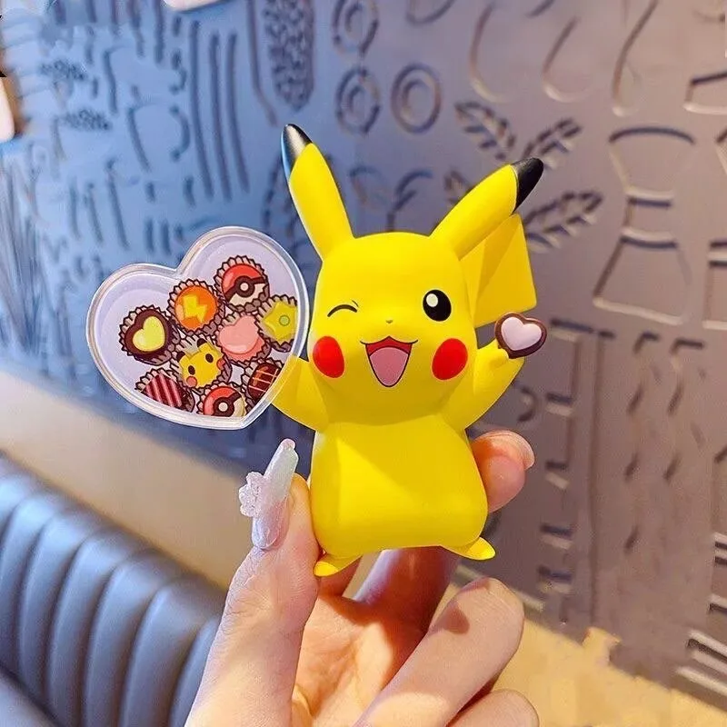 Pokemon Pikachu Anime Figures Toys blind box Couple Anime Figure Cartoon Fashion Action Figure Birthday Gift For Boy Children