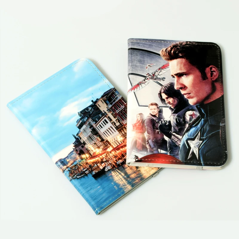 

Free Shipping 100pcs/lot PU Sublimation Passport Holder Cover Blank DIY Travel Passport Holders With Wallet Covers For Gifts