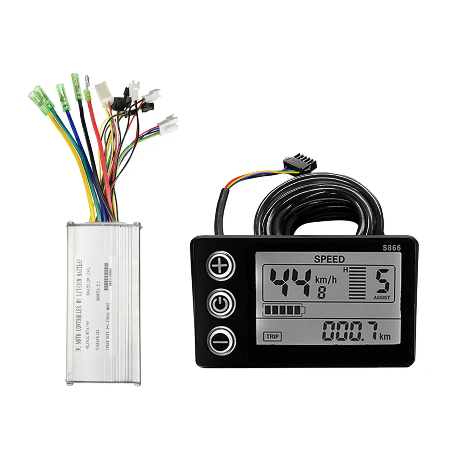 Electric Display S886 LCD Display 36V 48V Accessories Waterproof Plug