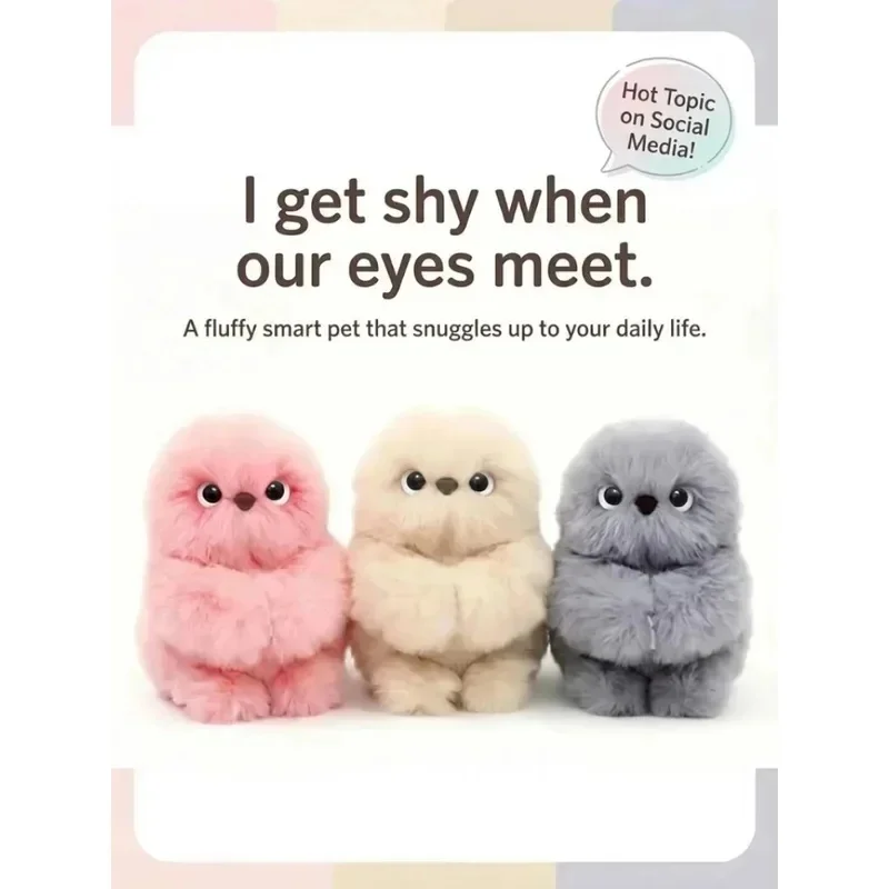 2026 Cute Electronic Pet Stuffed Animal  Interactive Robot Owl Plush Toy Smart Voice Chat Companion Doll For Kids Birthday Deco
