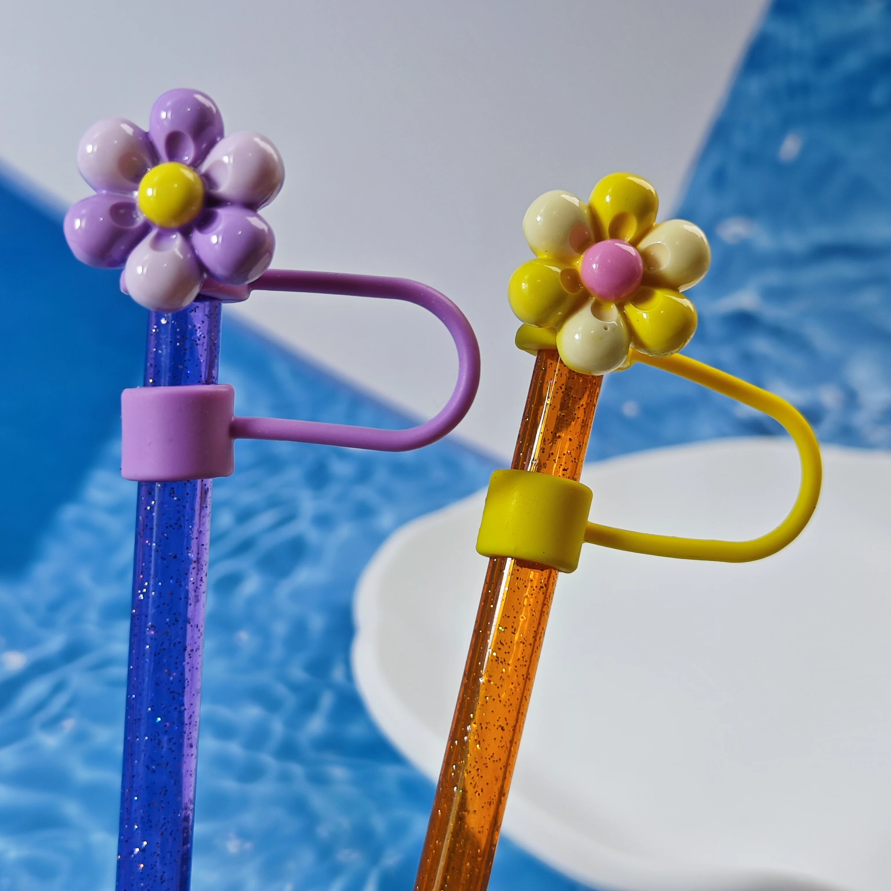 New Style Flower Straw Cap Protective Case