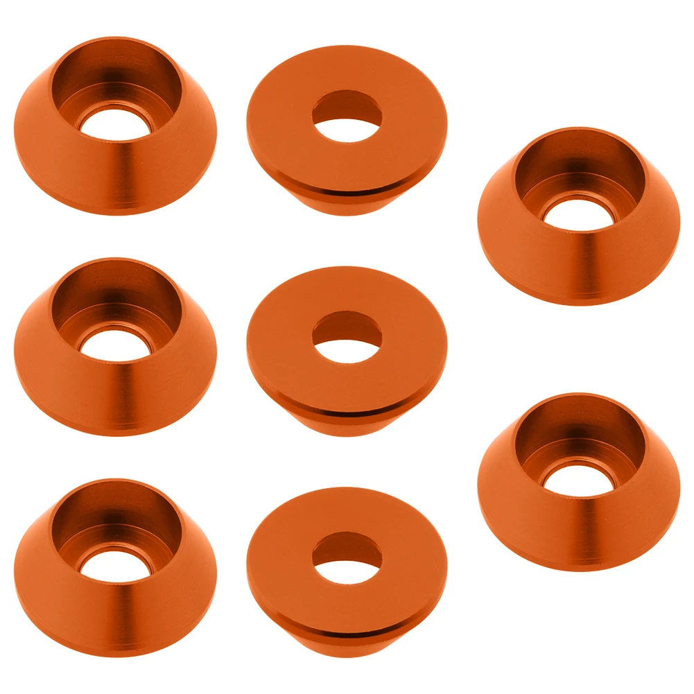 HobbyPark Aluminum M3 / M4 Cup Head Screws Washers Gasket Bolts Hardware Replacement RC Model Parts 8-Pack