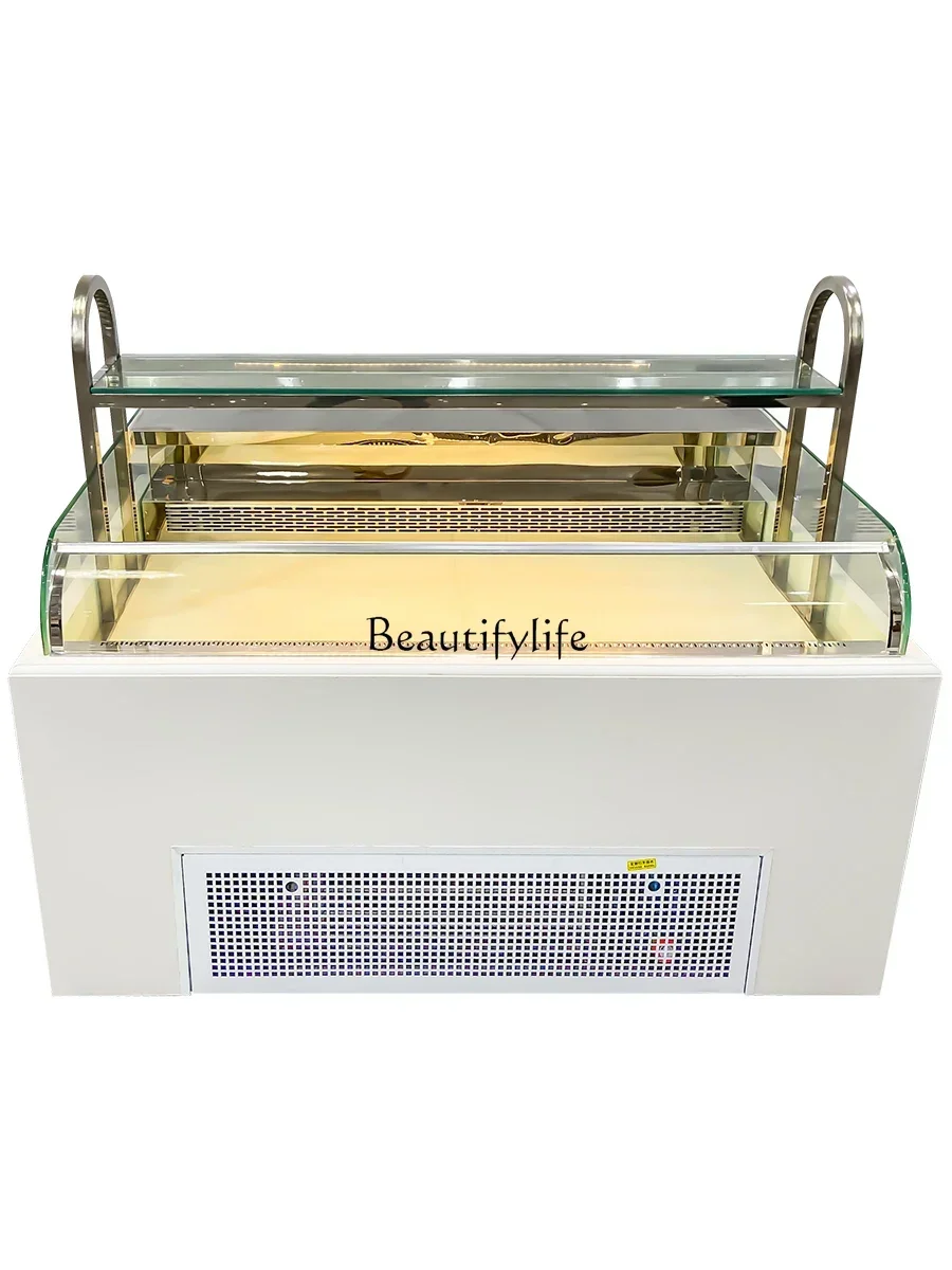 

*FG44Open Refrigerated Cabinet Open Cake Show Case Sushi Pastry Dessert Fruit Preservation