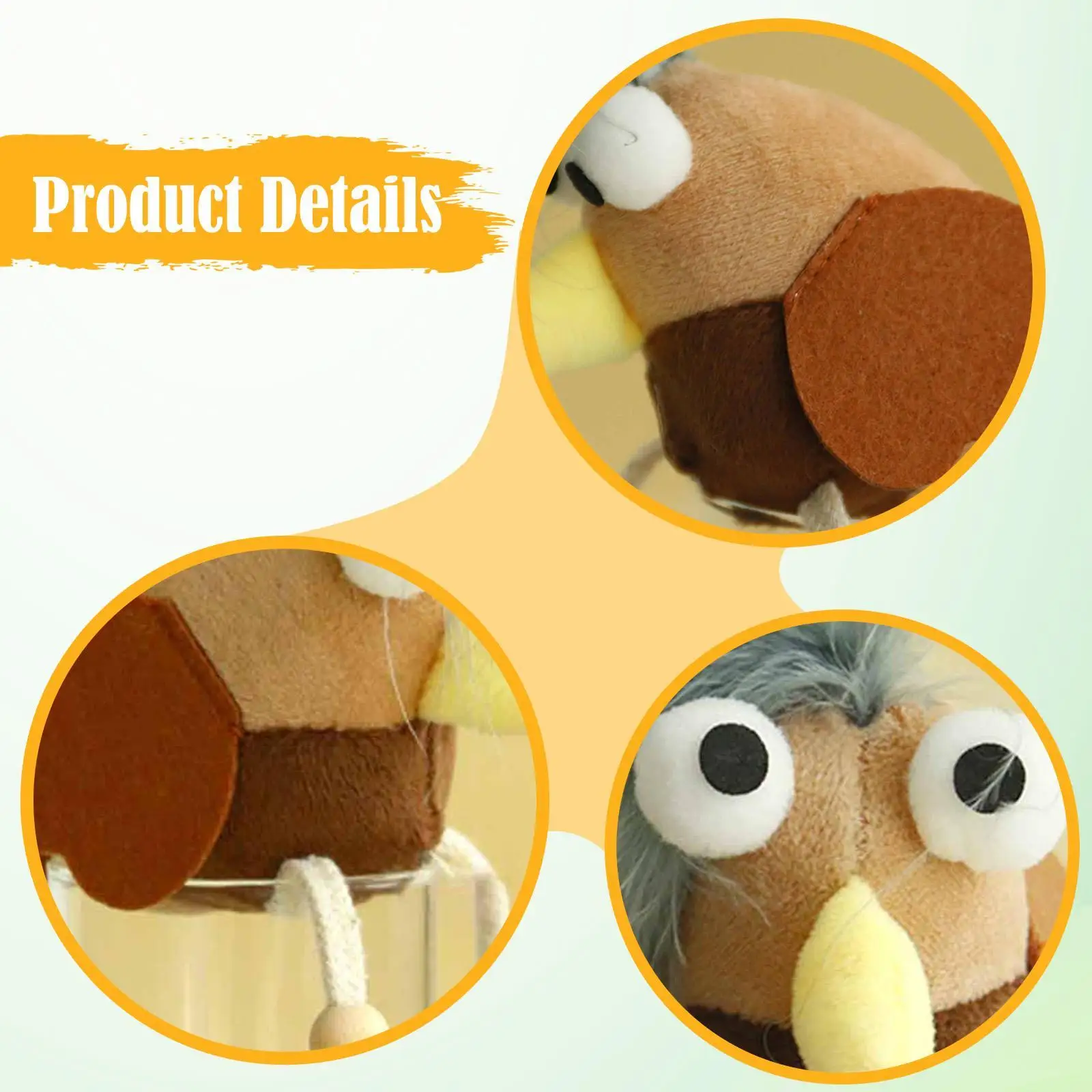 Jouet simulé pour chat, oiseau à découper, amusant, toutes races, Zooming, chaton, pour mordre, jouer, chats ennuyés, engageant des temps de jeu à mâcher