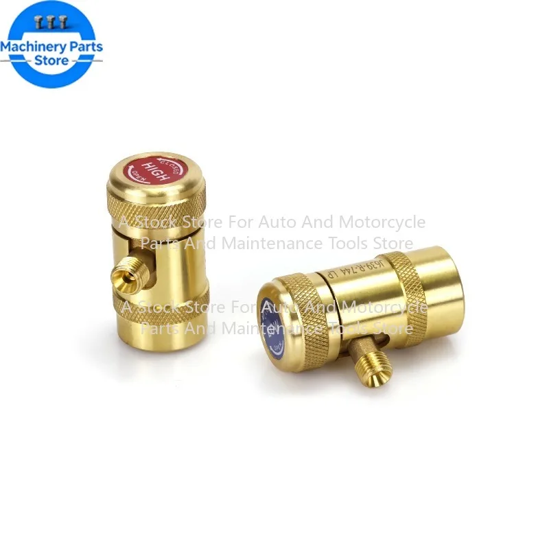 Car Air Conditioner R744 Fast Refrigerant Adjustable Carbon Dioxide High And Low Pressure Connector