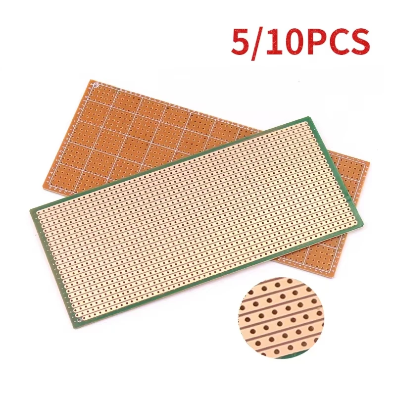 5/10PCS PCB Prototype Board Single Sided PCB Protoboard 6.5x14.5cm DIY Universal Experiment Matrix Circuit Boards for Arduino