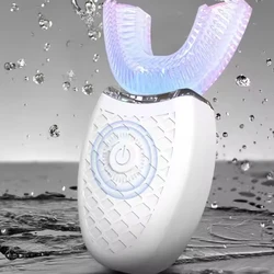 Soft Bristle U Shape Smart Teeth Whitening Waterproof Profesional Rechargeable Automatic Tooth Brush Set