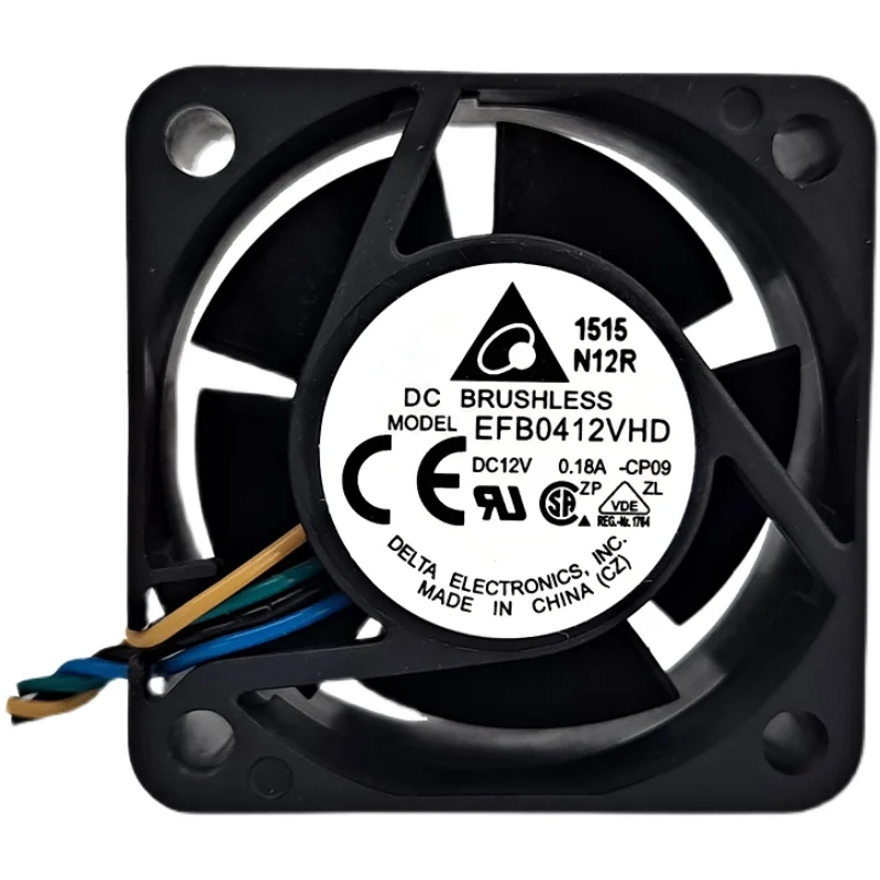 EFB0412VHD CP09 12V 0.18a 9000rpm 4CM 40MM 40*40*20MM delta three four wire PWM speed regulating fan