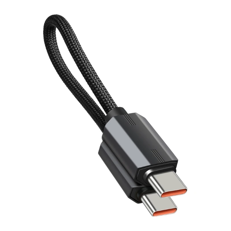 U55C 240W Fast Charging Type C Cable 15cm Short Length Feature Perfect For Travel
