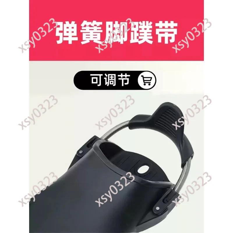 Adjustable Strap Diving Fins Spring Buckle Jet Frog Shoes Scuba Diving Flippers