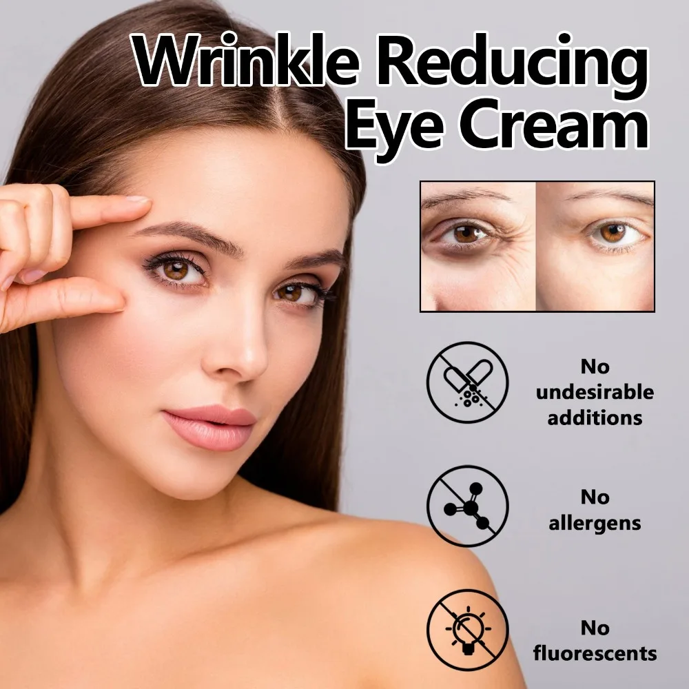 Crema hidratante para ojos de elevación instantánea, retarda el envejecimiento, reduce las arrugas, suero para ojos, eliminación reafirmante, bolsas para ojos, rodillo para ojos