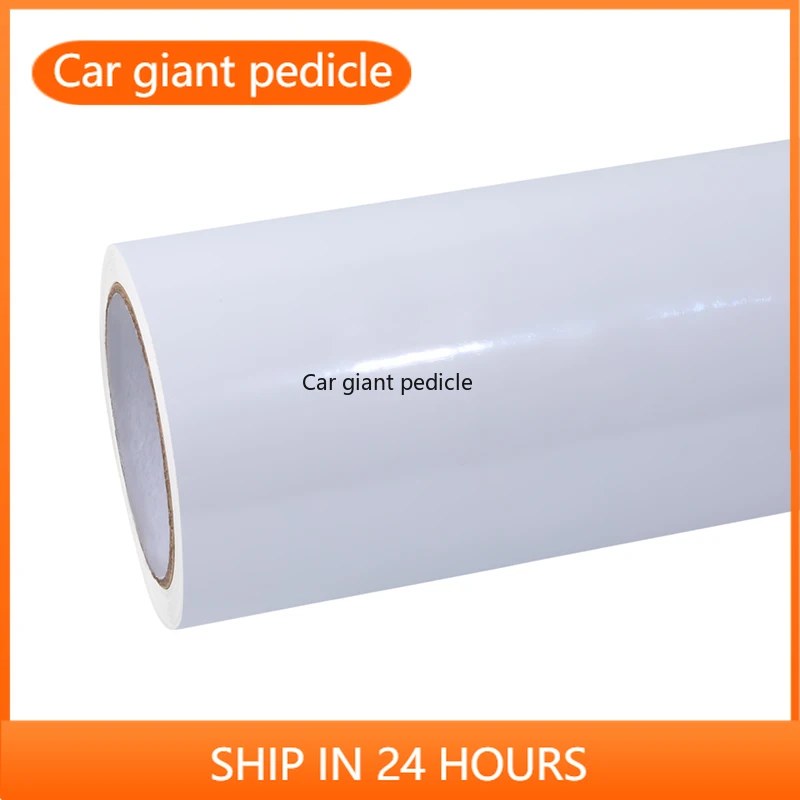 Highest qualityGloss Crystal white  vinyl Wrap Film Car Wrap Film Non degumming Non fading quality Warranty 1.52M*17M roll