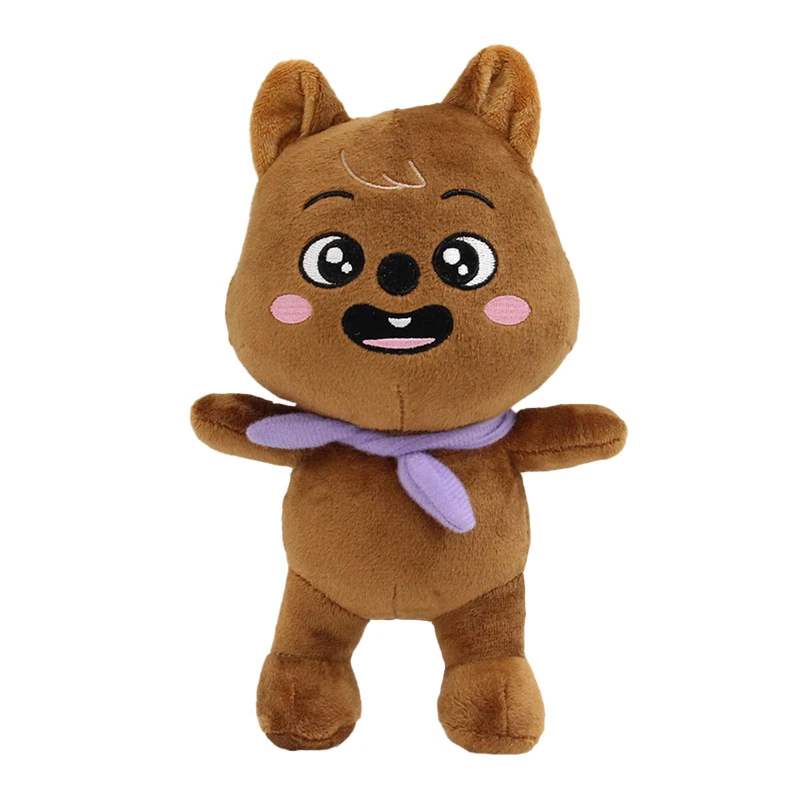 20CM 스즈 플러시 토이즈 스트레이 키즈 플러시 울프 찬 만화 봉제 인형 귀여운 동반자 어린이 성인 팬 선물