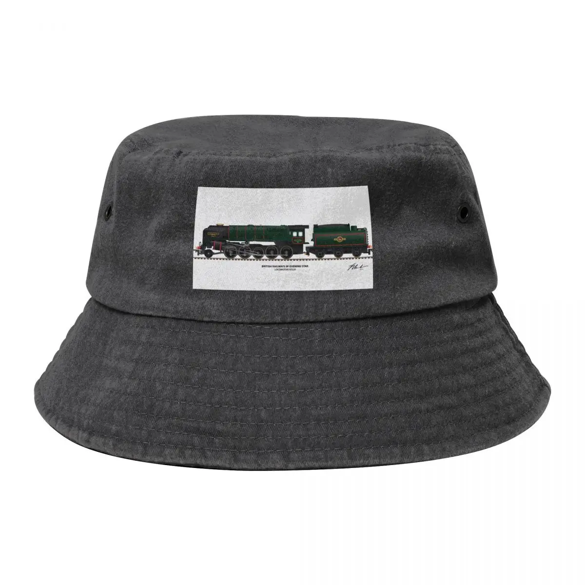 

BRITISH RAILWAYS 9F EVENING STAR Bucket Hat Rave fashionable Wild Ball Hat Hats For Women Men's