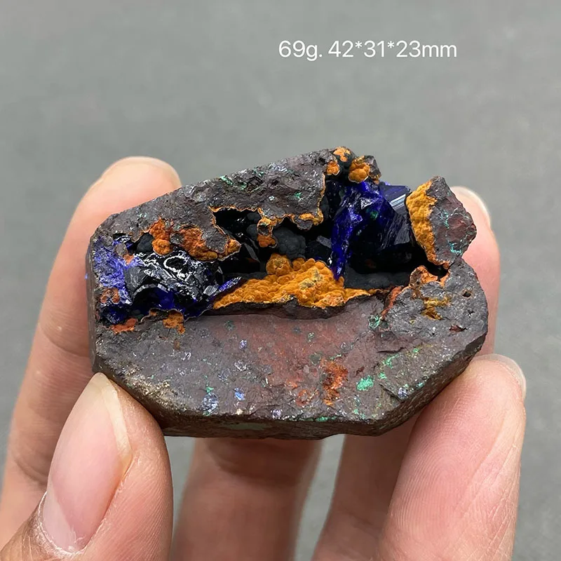 100% Natural beautiful Azurite and Malachite symbiotic mineral specimen crystal Stones and crystals Healing crystal