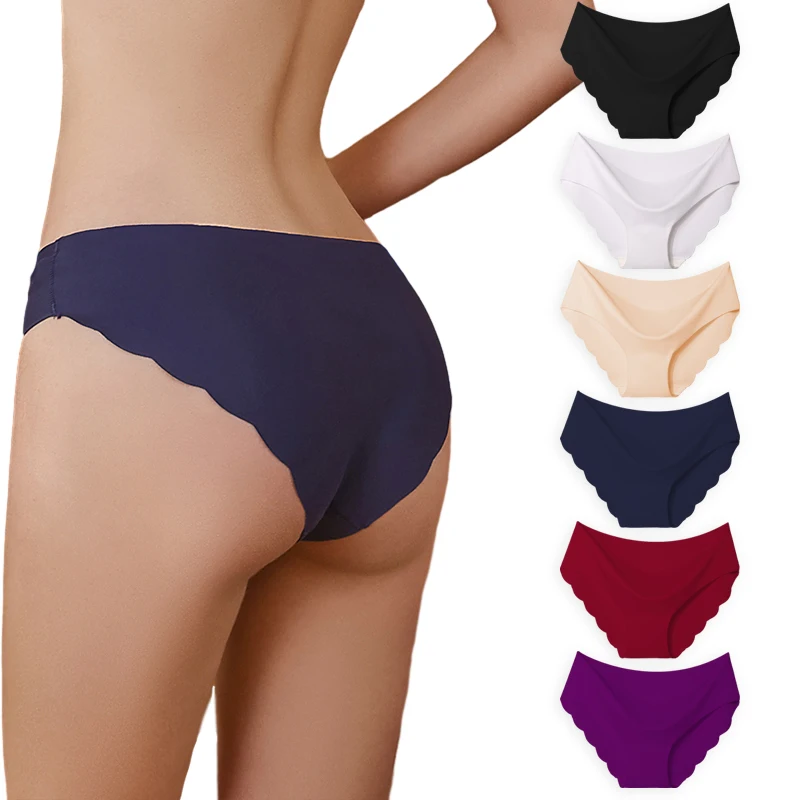 High Quality Women\'s Seamless Panties Solid Ultra-Thin Sexy Underwear Fashion Comfort Female Low-Rise Lingerie Briefs